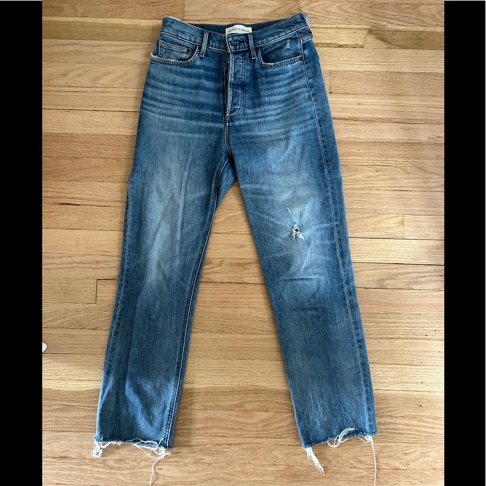 Denim Forum Arlo High Rise Straight
